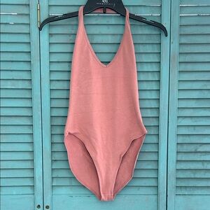 Forever 21 Dusty Pink Bodysuit